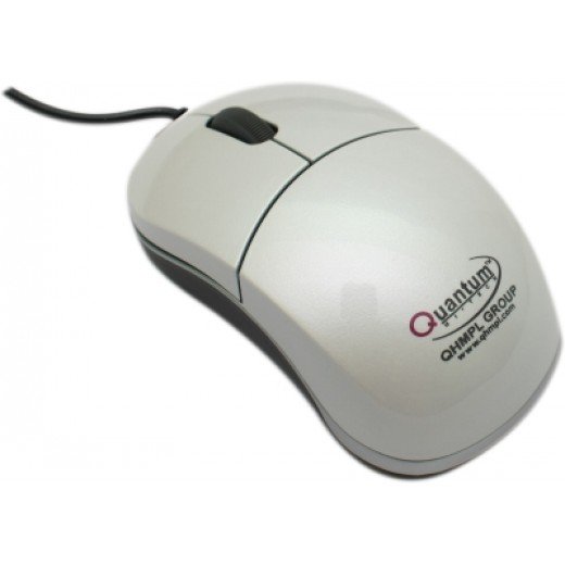 Quantum QHM 295 Wired Mouse (White/Red/Black)