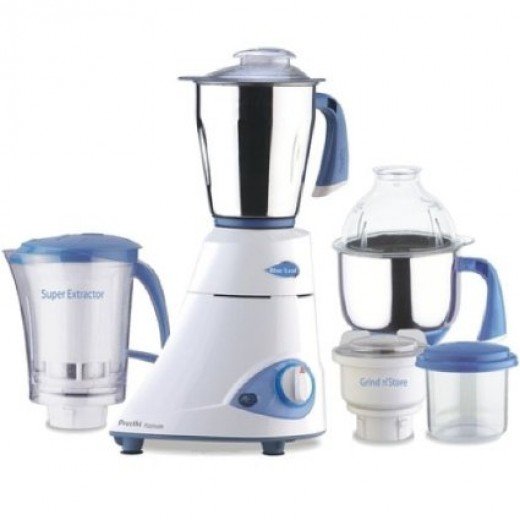 Preethi Blue Leaf Platinum Mixer Grinder 750-Watt MG-139