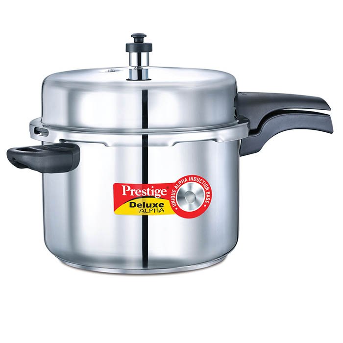 Prestige Stainless Steel Deluxe Pressure Cookers - Alpha Base 8 ...