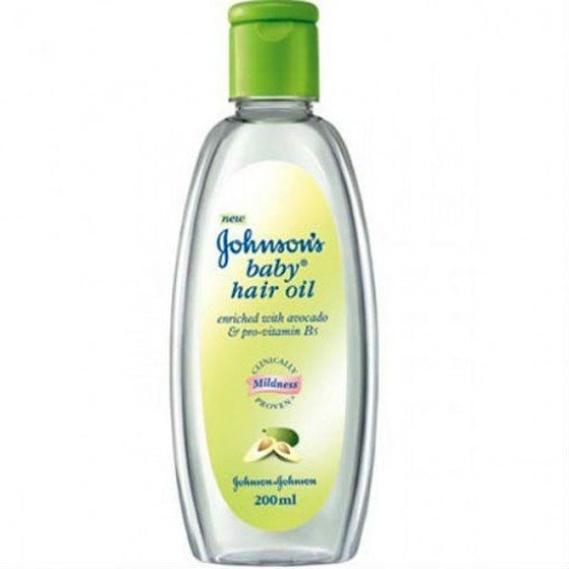Johnson & Johnson Baby Hair Oil - Avocado & Pro-Vitamin B - 200 ml