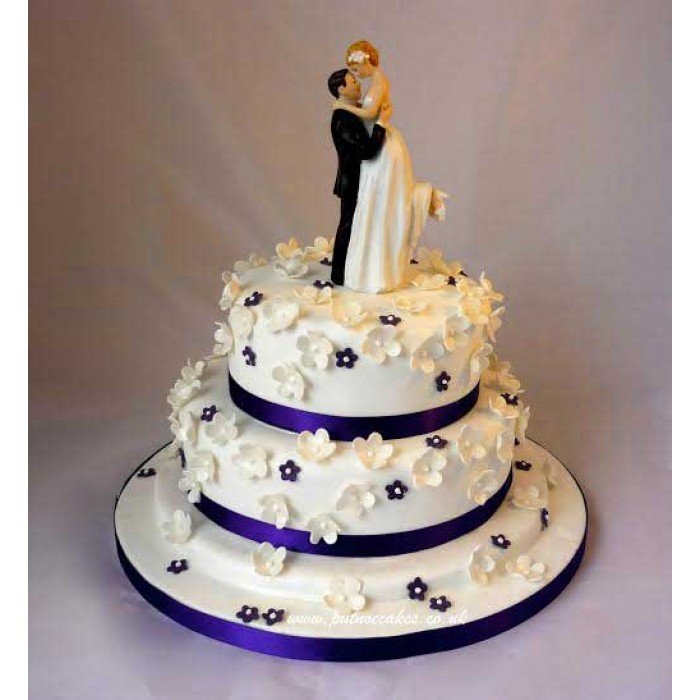 The Garden Rose Wedding Cake - order online cake in coimbatore - Friend In  knead