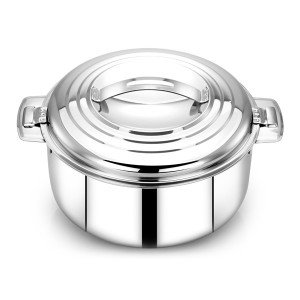 Milton Thermo Stainless Steel Insulated Casserole Keep Hot/Cold Serving Dish - 2.0 Liter